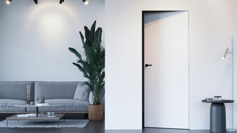 Drzwi ukryte w ścianie – elegancja i funkcjonalność w T