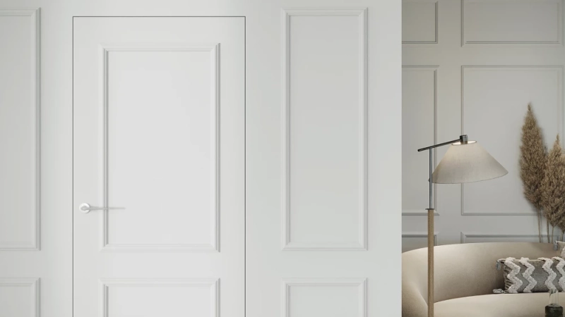 Drzwi ukryte w ścianie – elegancja i funkcjonalność w T