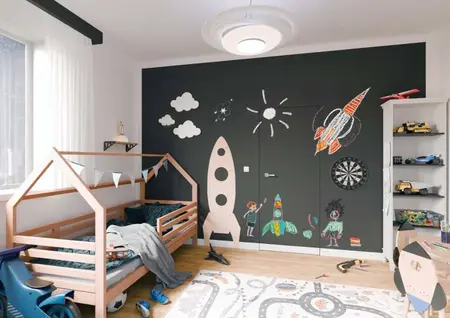 drzwi ukryte pokryte farbą tablicową