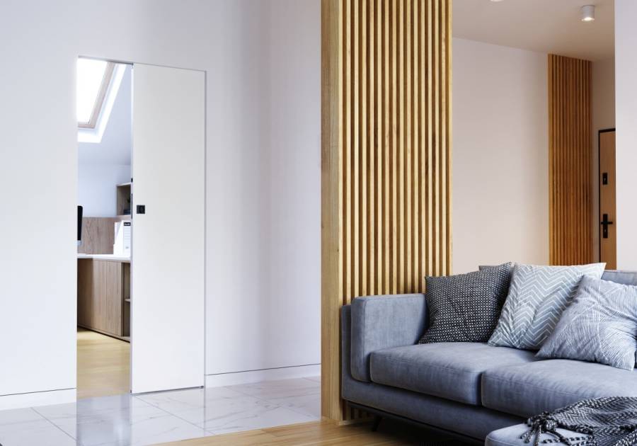 system przesuwny drzwi ukrytych