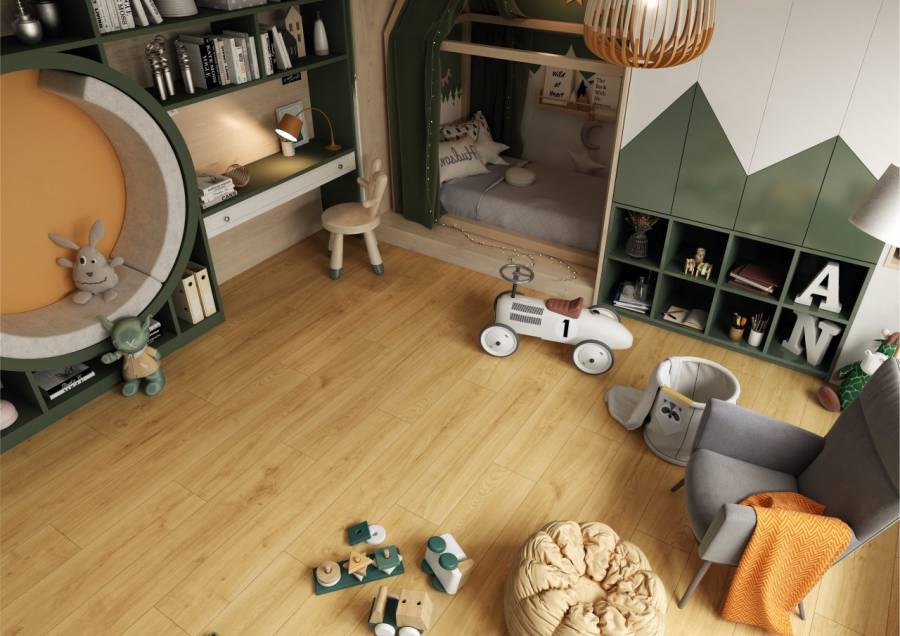 panele AC6 w pokoju dziecięcym