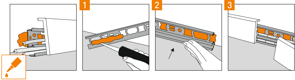 montaż listwy PCV na klej montażowy