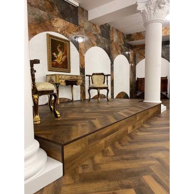 Panele winylowe LVT Jodełka Del Monte Walnut Klasa 33 6 mm, EVCC45X-0525-4V-05TE-006