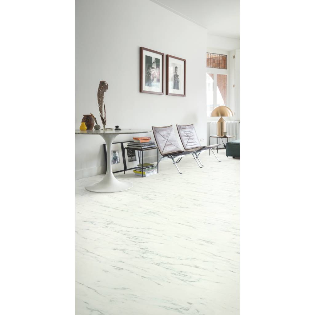Panele Winylowe LVT Marmur Carrara biel AMCP40136 Klasa 33 4.5 mm