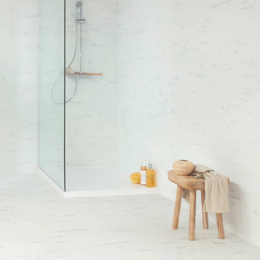 Panele Winylowe LVT Marmur Carrara biel AMGP40136 Klasa 33 2.5 mm