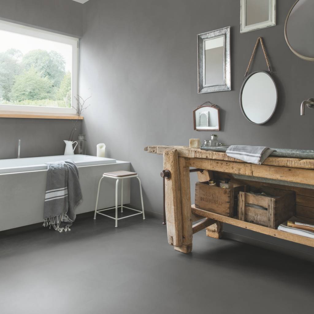 Panele Winylowe LVT Minimalistyczny średnio szary AMGP40140 Klasa 33 2.5 mm 9 mm