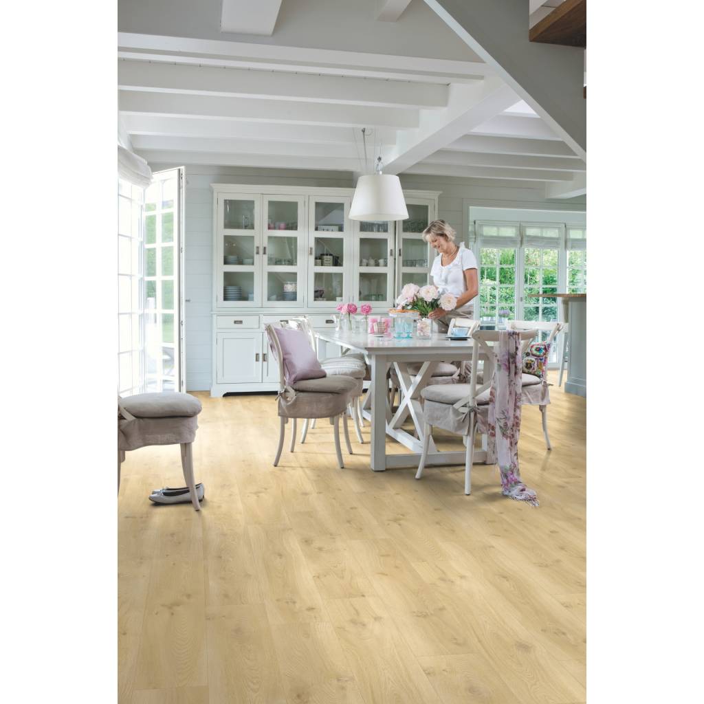 Panele Winylowe LVT Dąb Dryfujący Beżowy BACL40018 Klasa 32 4.5 mm