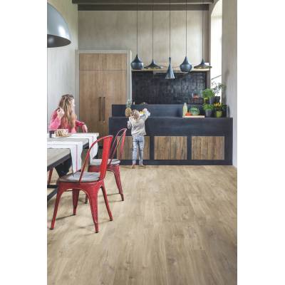 Panele Winylowe LVT Dąb Canyon Jasnobrązowy ze śladami cięcia piłą BACL40031 Klasa 32 4.5 mm