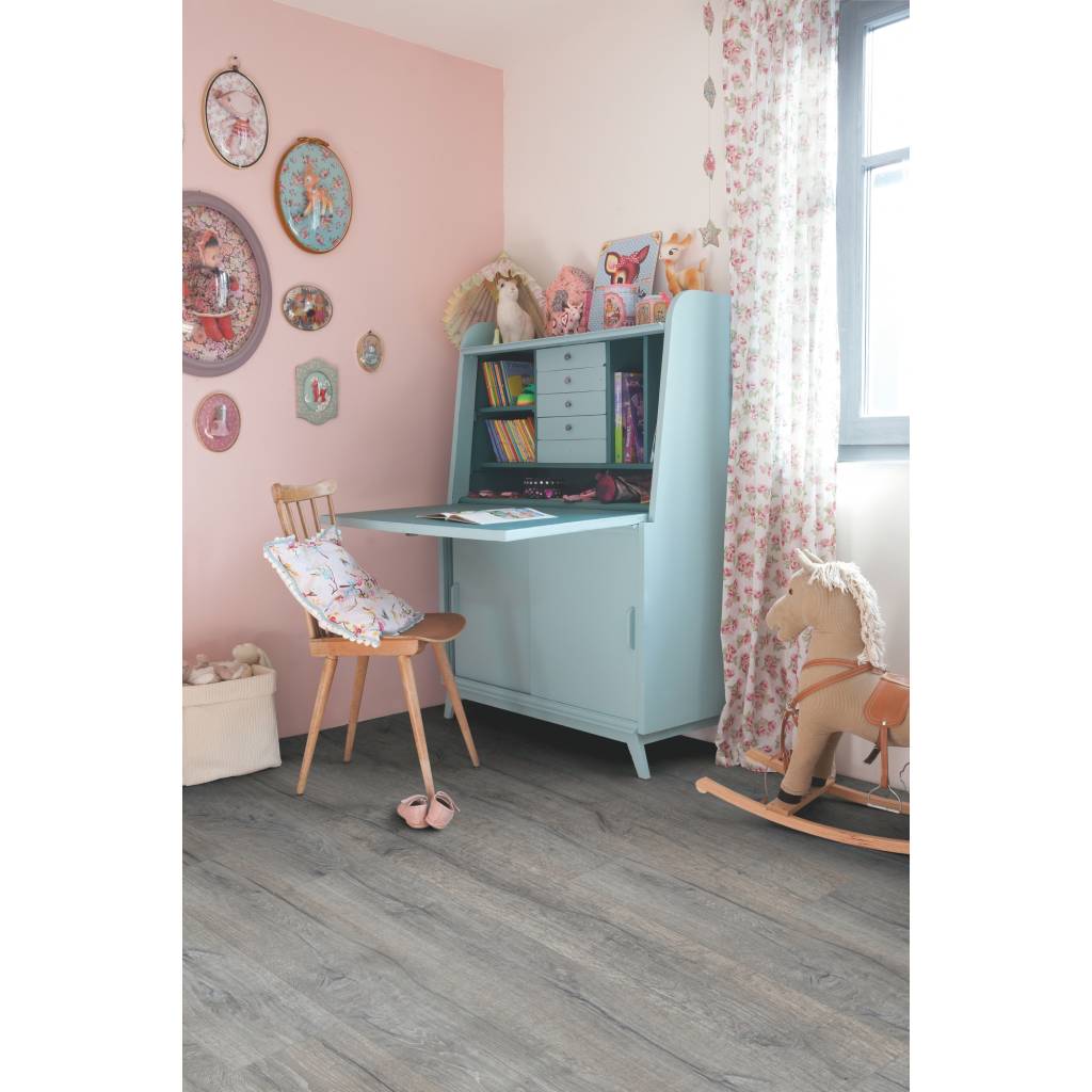 Panele Winylowe LVT Dąb Szary Historyczny BACL40037 Klasa 32 4.5 mm