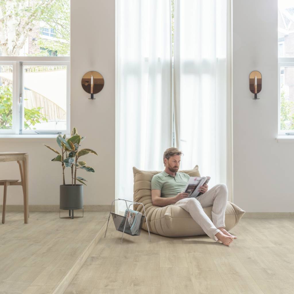 Panele Winylowe LVT Dąb Aksamitny Beżowy BACL40158 Klasa 32 4.5 mm