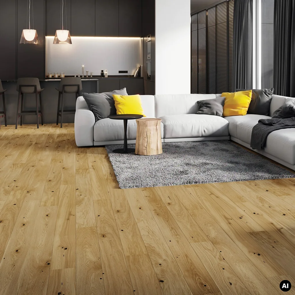 Podłoga drewniana Dąb Raisins Medio 14 mm, 1WG000774