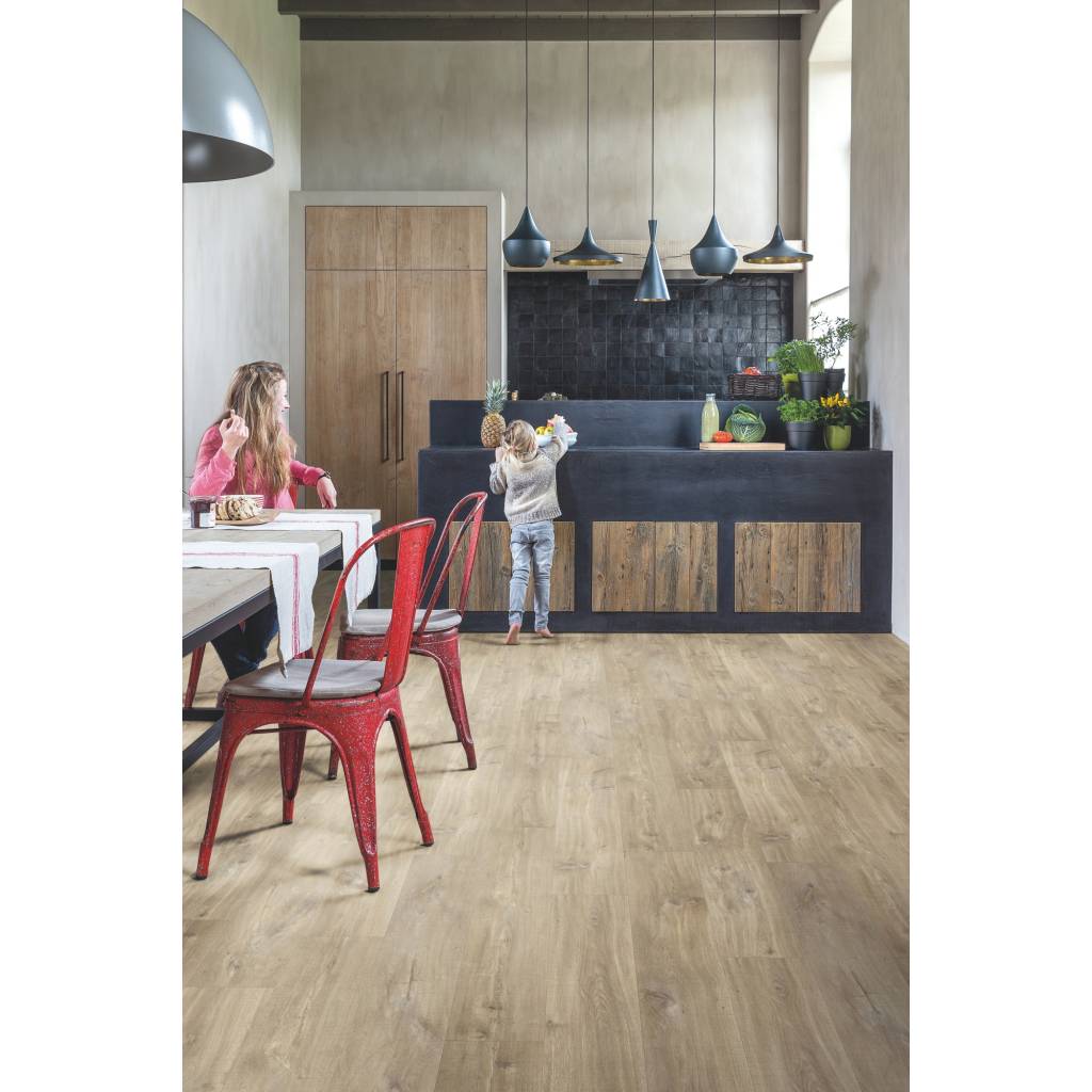 Panele Winylowe LVT Dąb Canyon Jasnobrązowy ze śladami cięcia piłą BAGP40031 Klasa 33 2.5 mm