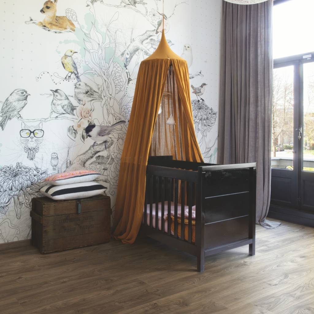 Panele Winylowe SPC LVT Dąb Wiejski Ciemnobrązowy BACP40027 Klasa 33 4.5 mm