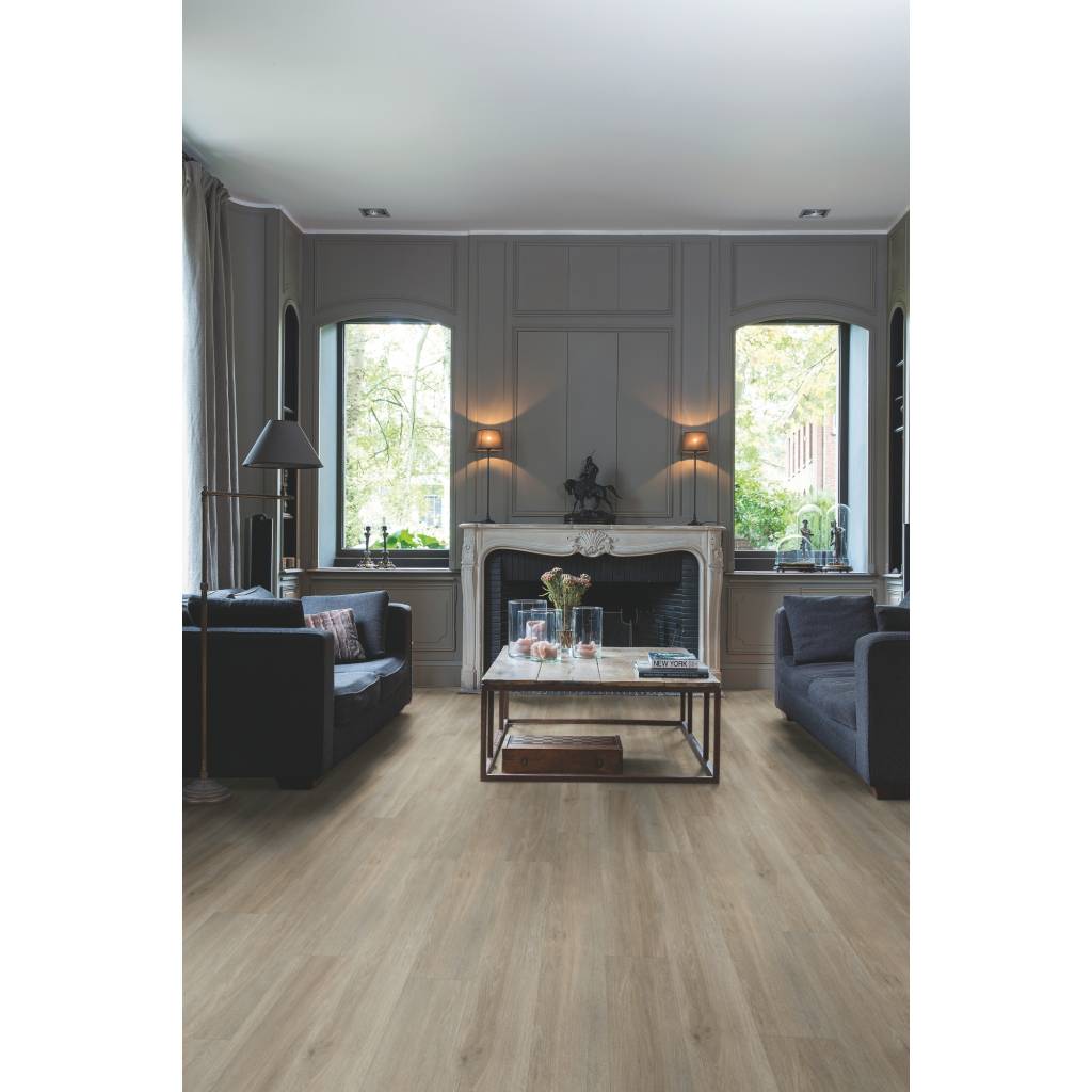 Panele Winylowe LVT Dąb Jedwabny Szarobrązowy BAGP40053 Klasa 33 2.5 mm