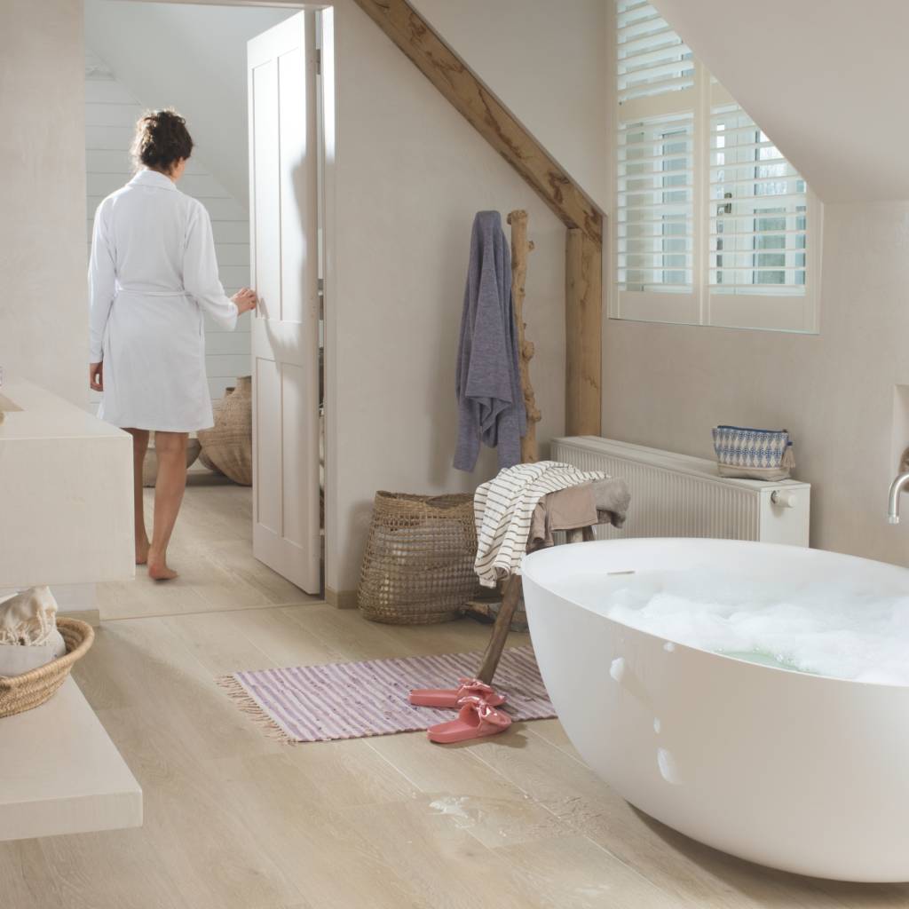 Panele Winylowe LVT Dąb Morska Bryza Beżowy PUCL40080 Klasa 32 4.5 mm