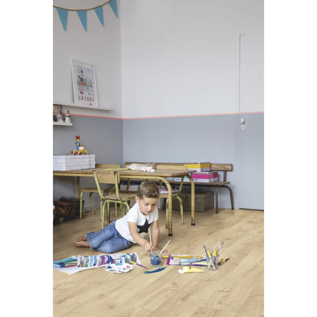 Panele Winylowe LVT Dąb Jesienny Jasny Naturalny PUCL40087 Klasa 32 4.5 mm TAK