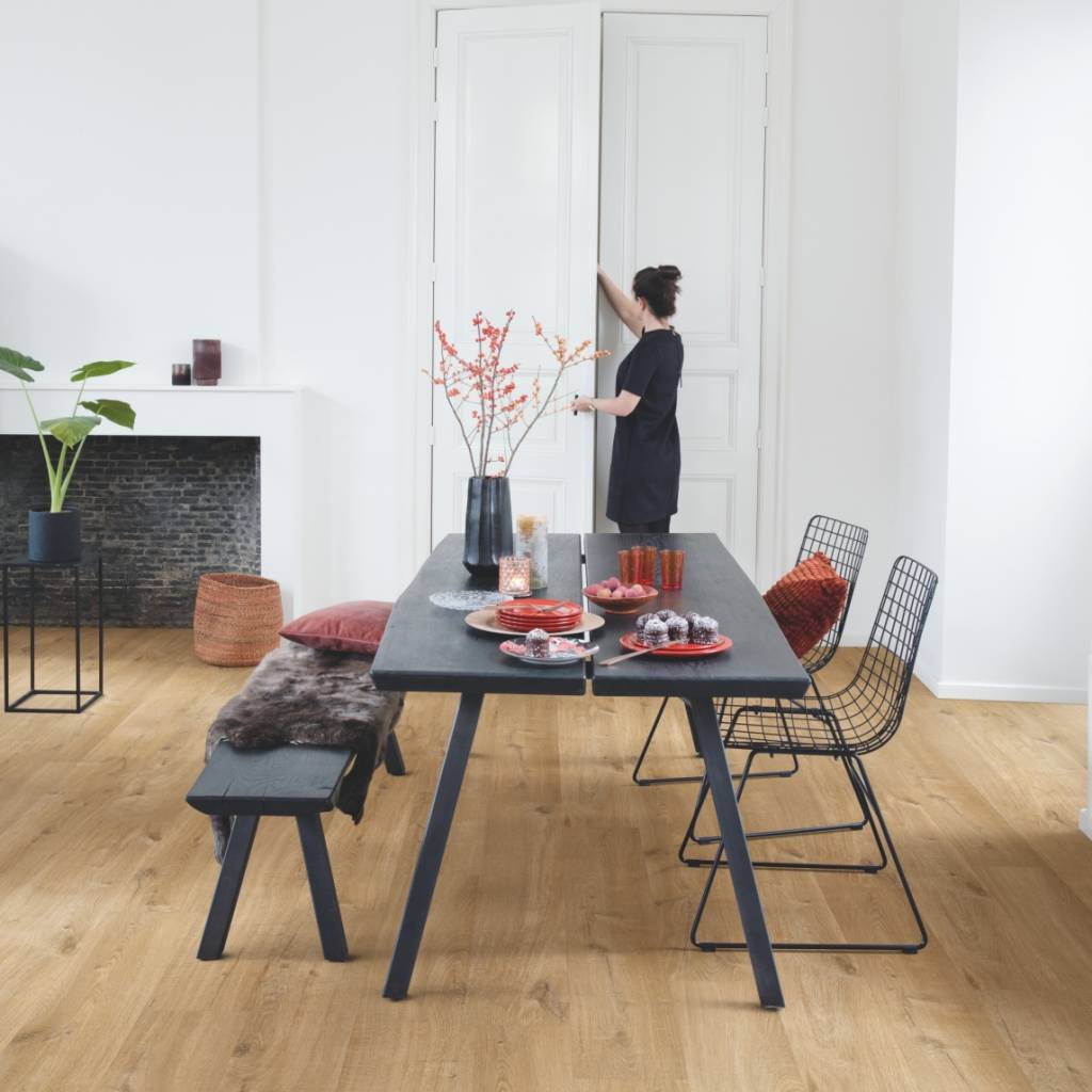 Panele Winylowe LVT Dąb Bawełniany Naturalny PUCL40104 Klasa 32 4.5 mm