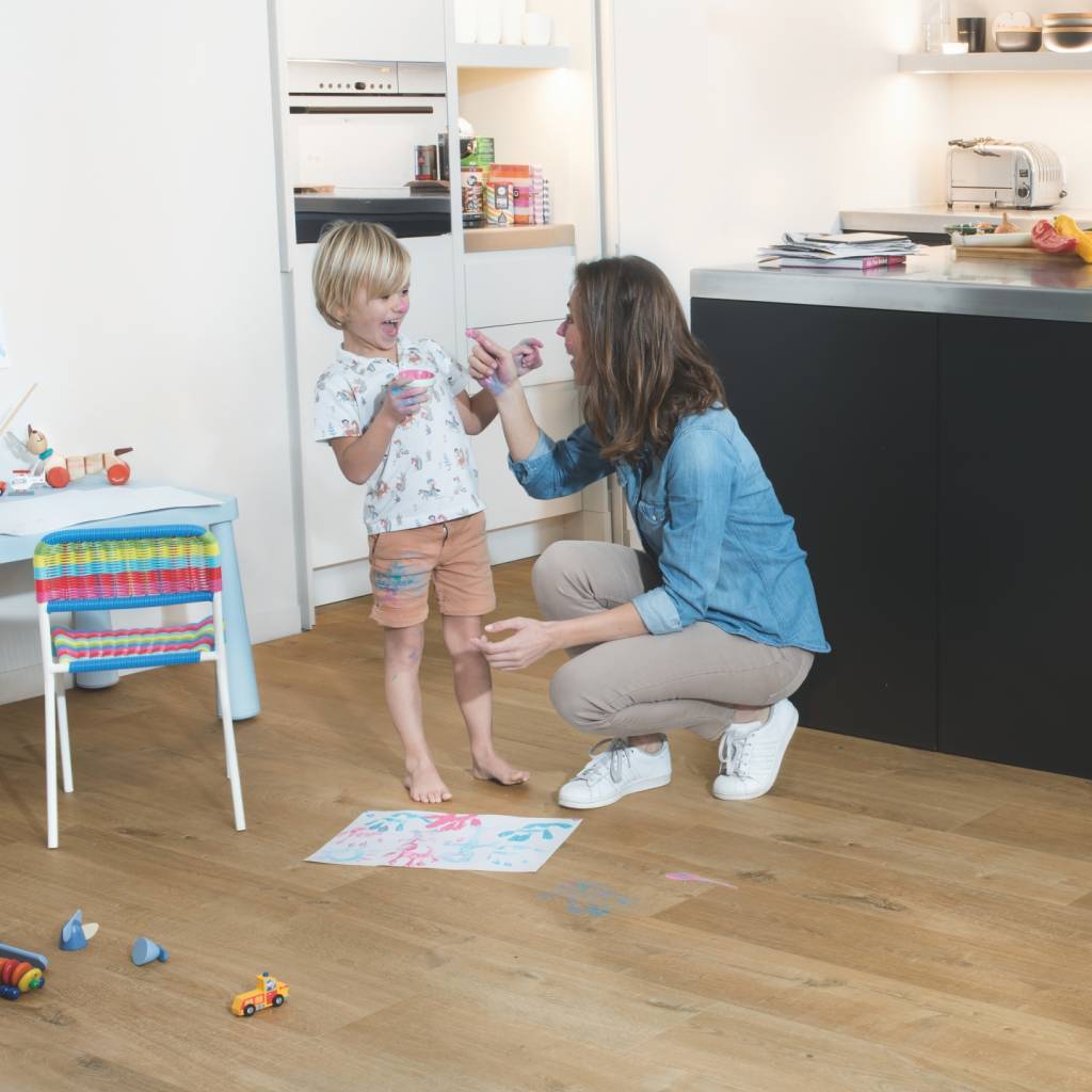 Panele Winylowe LVT Dąb Bawełniany Naturalny PUCL40104 Klasa 32 4.5 mm