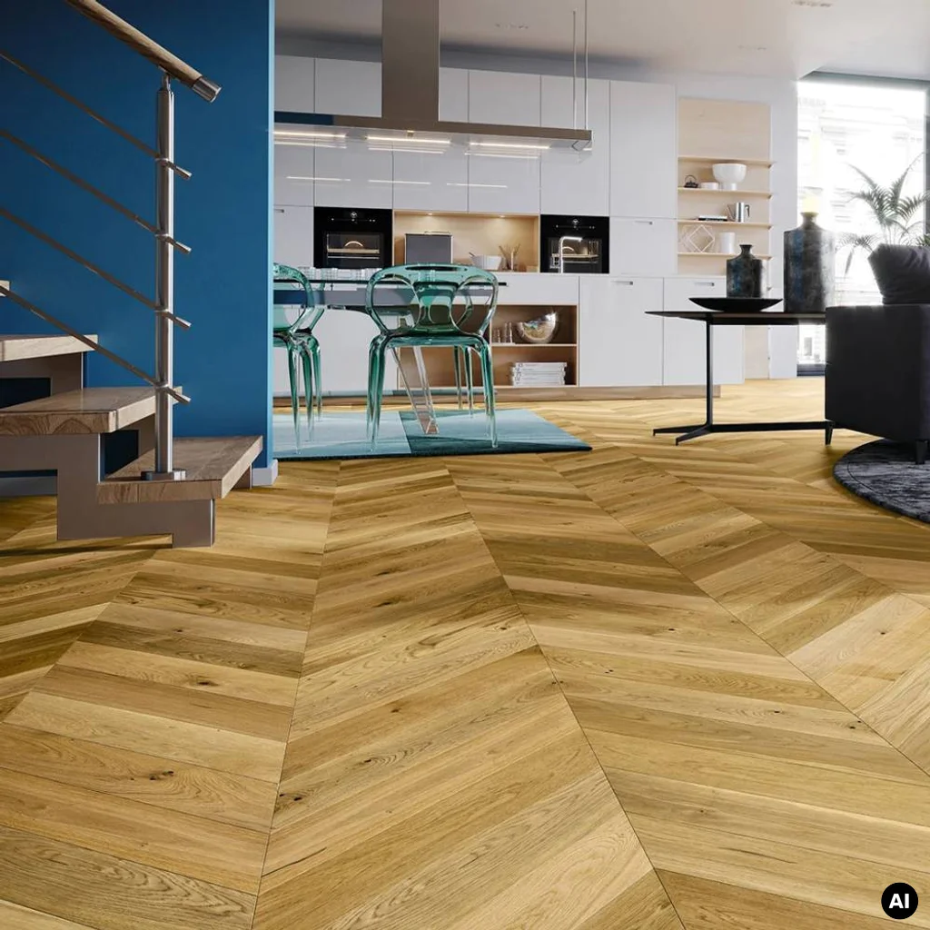 Podłoga drewniana Dąb Caramel Jodła Francuska 14 mm, 1WV000001