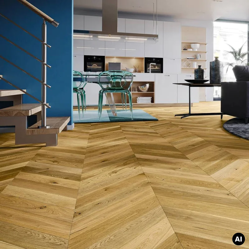 Podłoga drewniana Dąb Caramel Jodła Francuska 14 mm, 1WV0