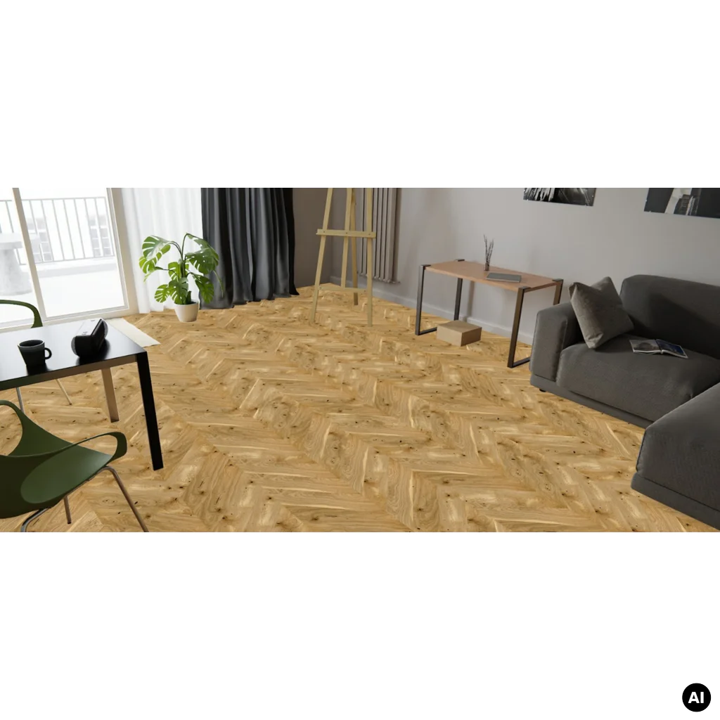 Podłoga drewniana Dąb Raisins Jodła Francuska 14 mm, 1WV000003