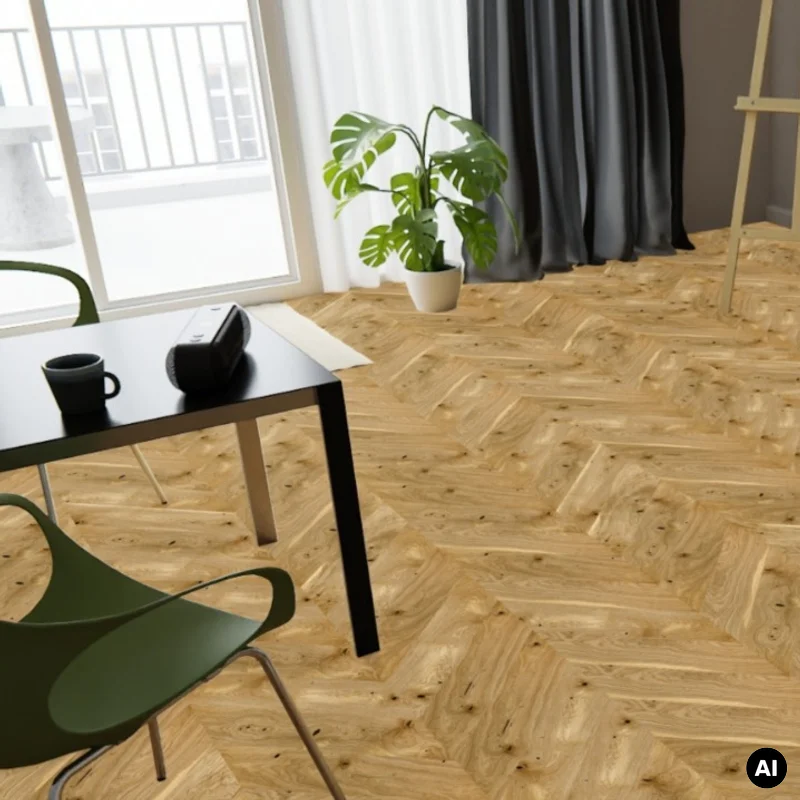 Podłoga drewniana Dąb Raisins Jodła Francuska 14 mm, 1WV0