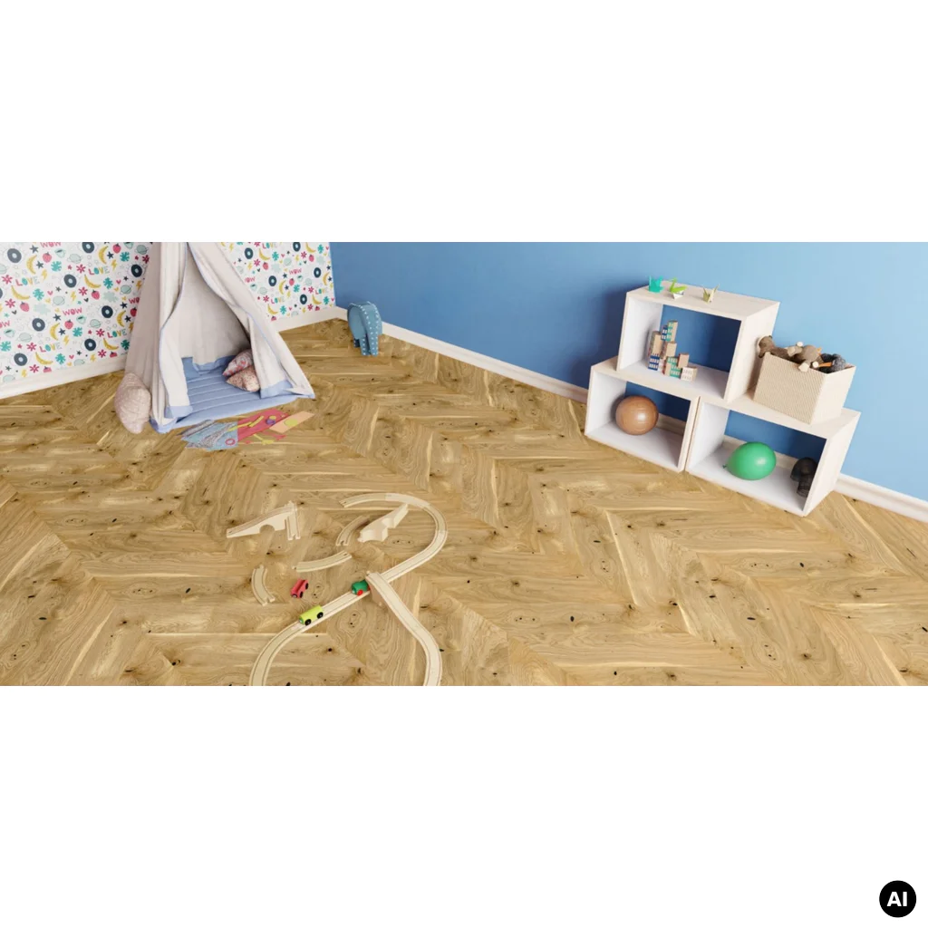Podłoga drewniana Dąb Raisins Jodła Francuska 14 mm, 1WV000003