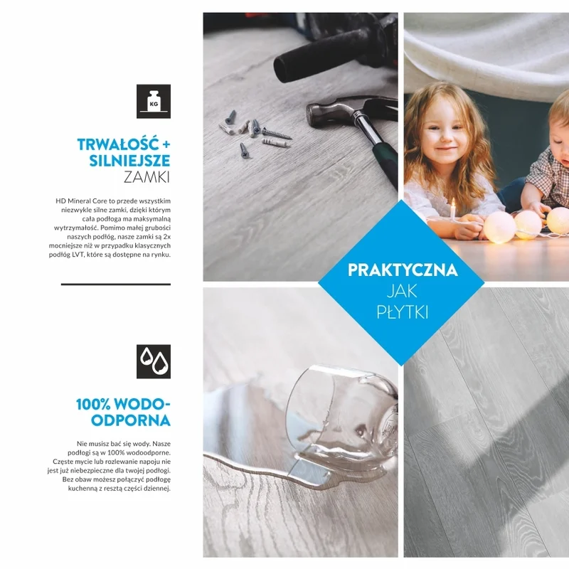 Panele Winylowe SPC LVT Dąb Scandinavian CBC 41022 Klasa 32