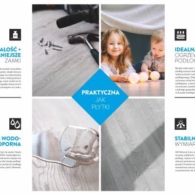 Panele Winylowe LVT Dąb Bradford CBC 41122 Klasa 32 4 mm