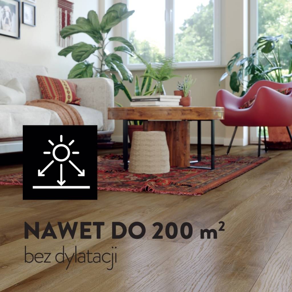 Panele Winylowe LVT Dąb Sierra CA154 Klasa 33 5 mm