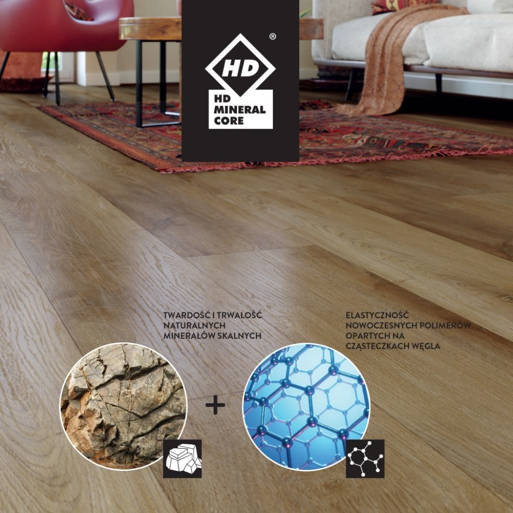 Panele Winylowe LVT Dąb Sierra CA154 Klasa 33 5 mm