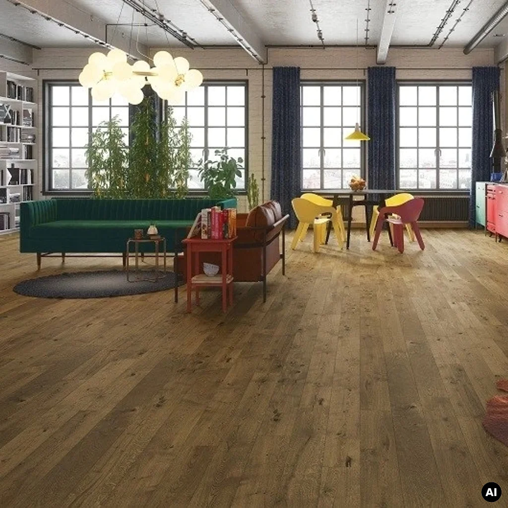 Podłoga drewniana Dąb Bonet Medio 14 mm, 1WG000792