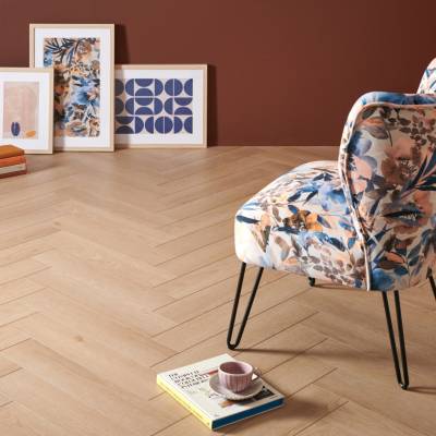 Panele Winylowe SPC LVT Sava Herringbone Sand SAV HB-2253-IB Klasa 33 5 mm