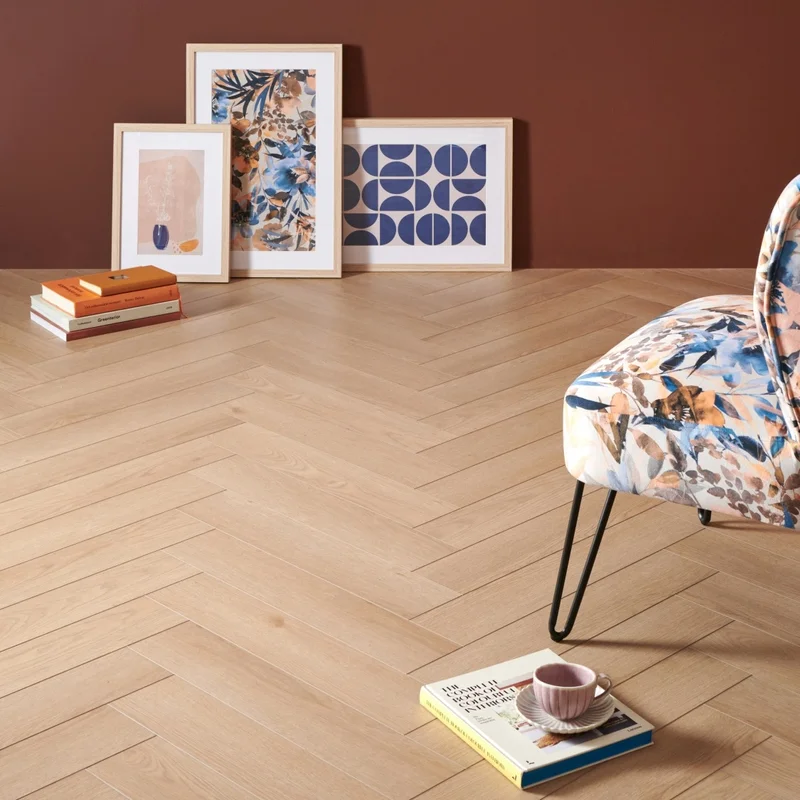 Panele Winylowe SPC LVT Sava Herringbone Sand SAV HB-2253-IB