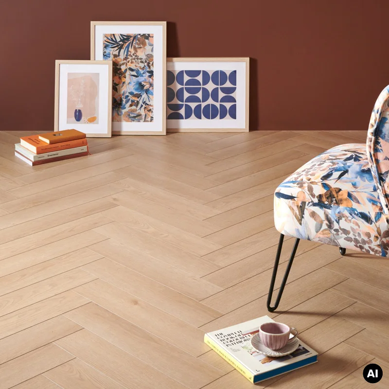 Panele Winylowe SPC LVT Sava Herringbone Sand SAV HB-2253-IB