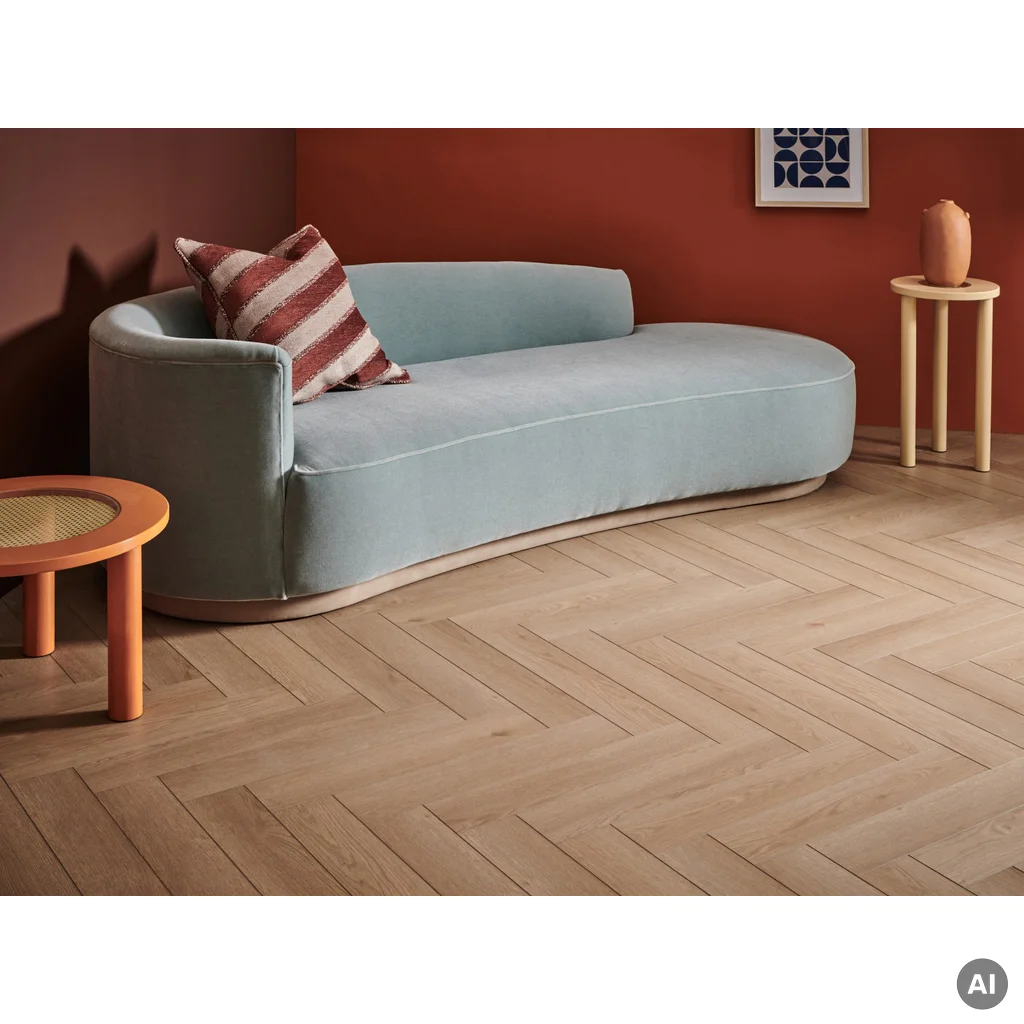 Panele Winylowe SPC LVT Sava Herringbone Sand z 5 mm Klasa 33, SAV HB-2253-IB