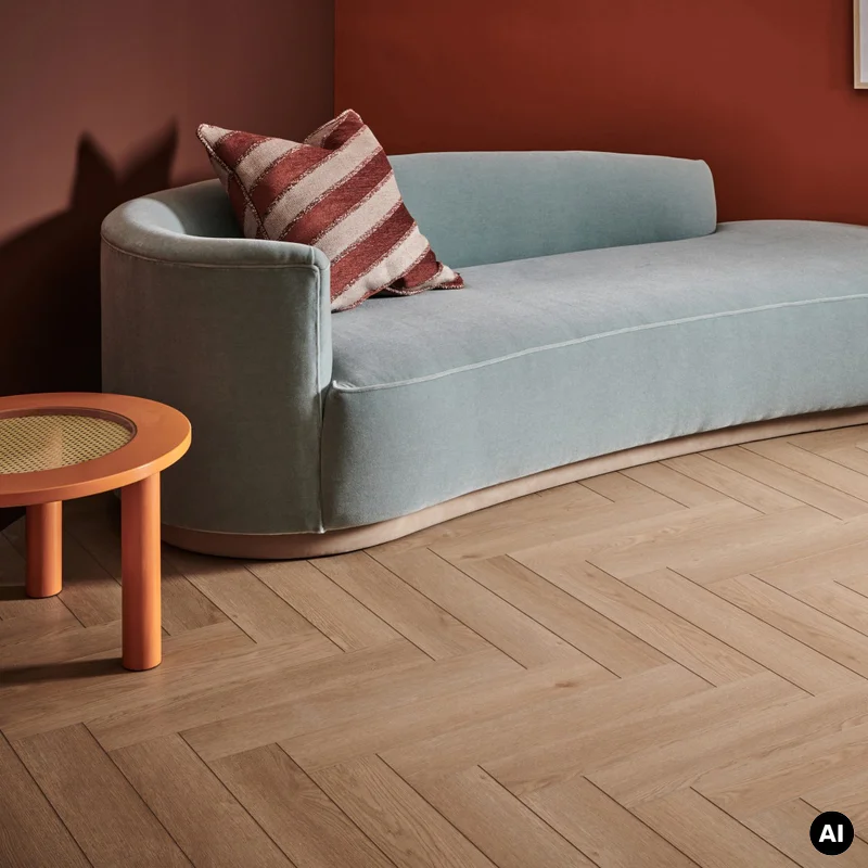Panele Winylowe SPC LVT Sava Herringbone Sand SAV HB-2253-IB