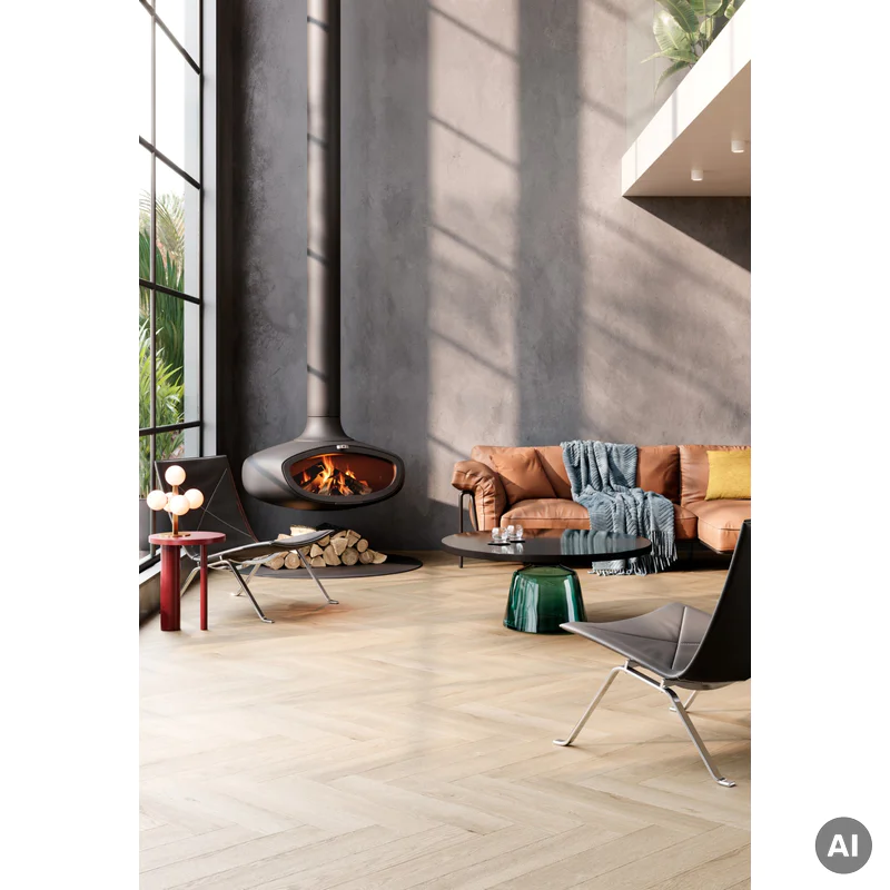 Panele Winylowe SPC LVT Sava Herringbone Sand z 5 mm Klasa 3