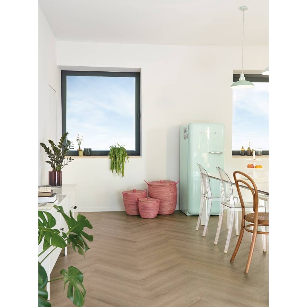 Panele Winylowe SPC LVT Sava Herringbone Almond SAV HB-2254-IB Klasa 33 5 mm