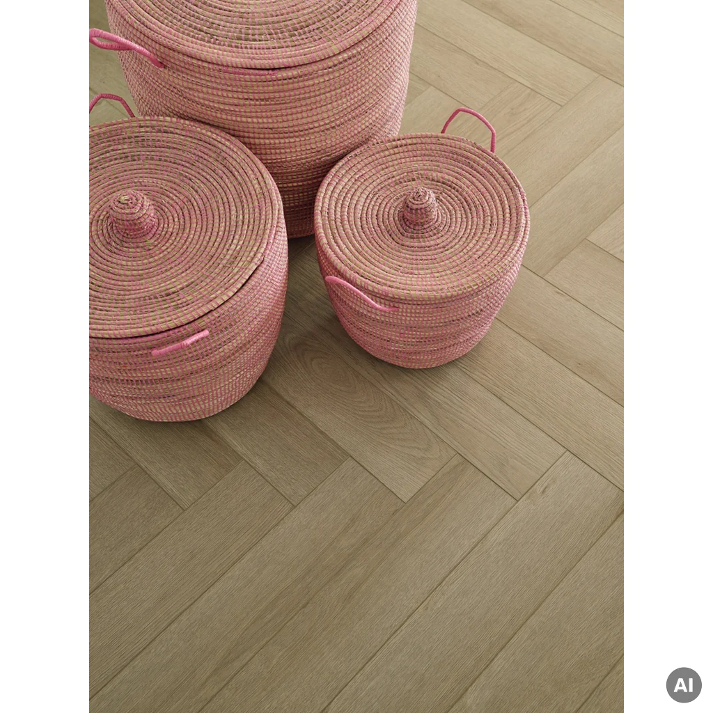 Panele Winylowe SPC LVT Sava Herringbone Almond 5 mm Klasa 33, SAV HB-2254-IB