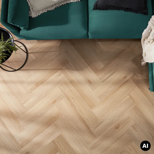 Panele winylowe SPC LVT Jodełka Dąb Harlow CA158 Klasa 33