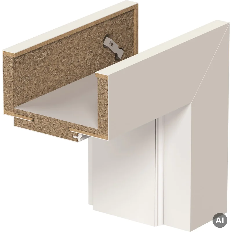 Ościeżnica regulowana Porta SYSTEM ELEGANCE D 140-160 Lewa