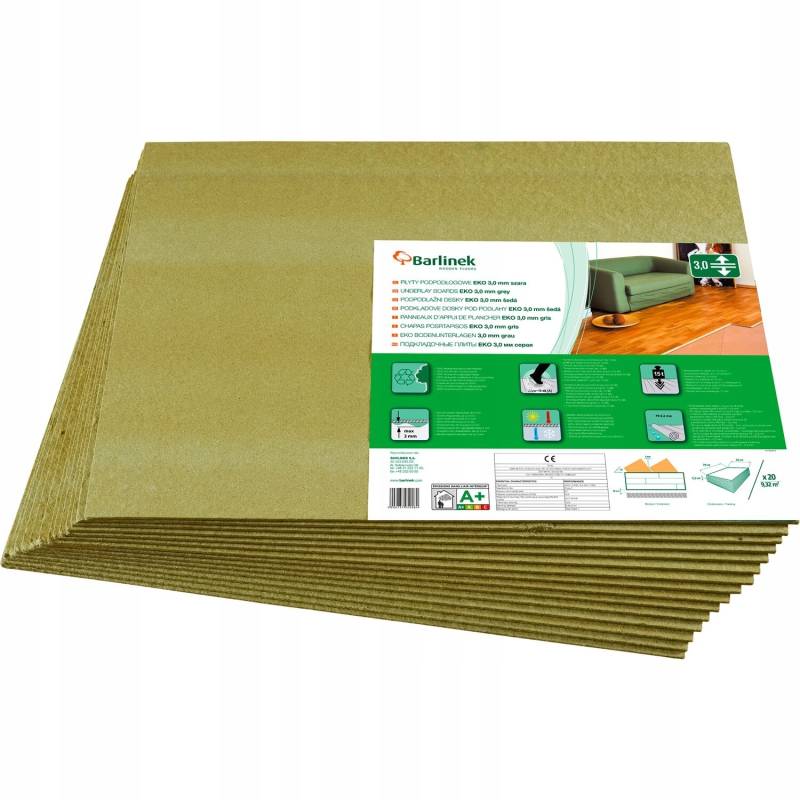 Tani podkład Eko Płyta podpodłogowa ECO 5,5mm, 5906737923788
