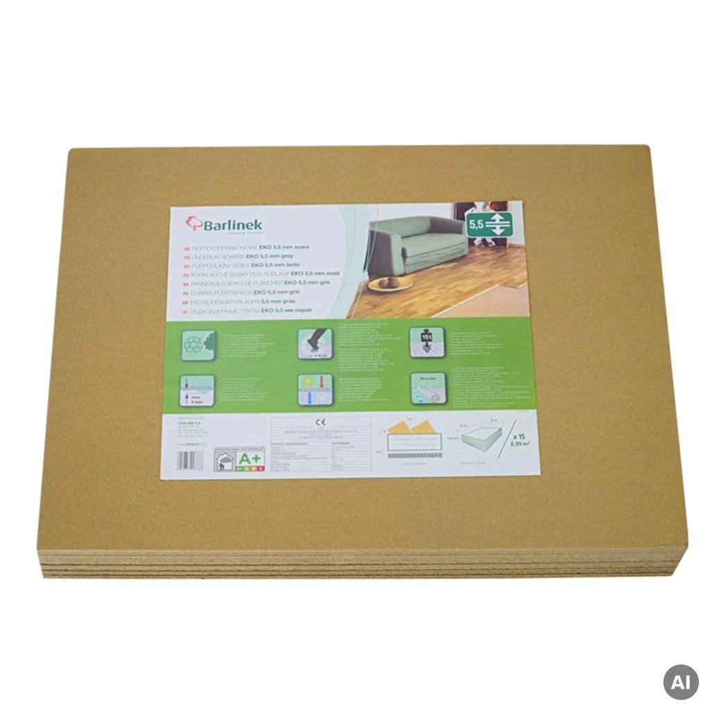 Podkład Eko Płyta podpodłogowa ECO 5,5mm, 5906737923788