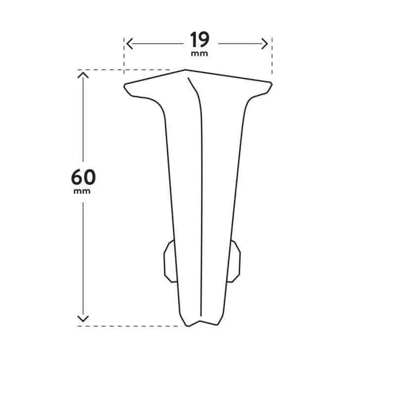 Narożnik wewnętrzny VIGO 60 Antracyt, 5905167826027 - 2