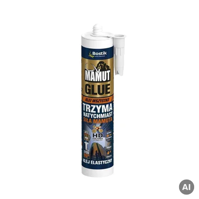 Klej montażowy uniwersalny do listew Mamut Glue Biały 290ml 117586