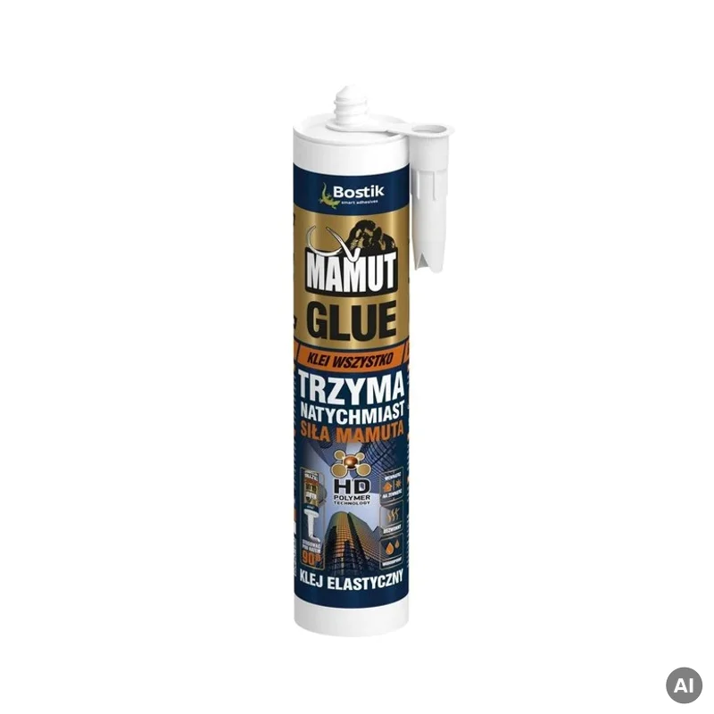 Klej uniwersalny do listew Mamut Glue Biały 290ml 117586