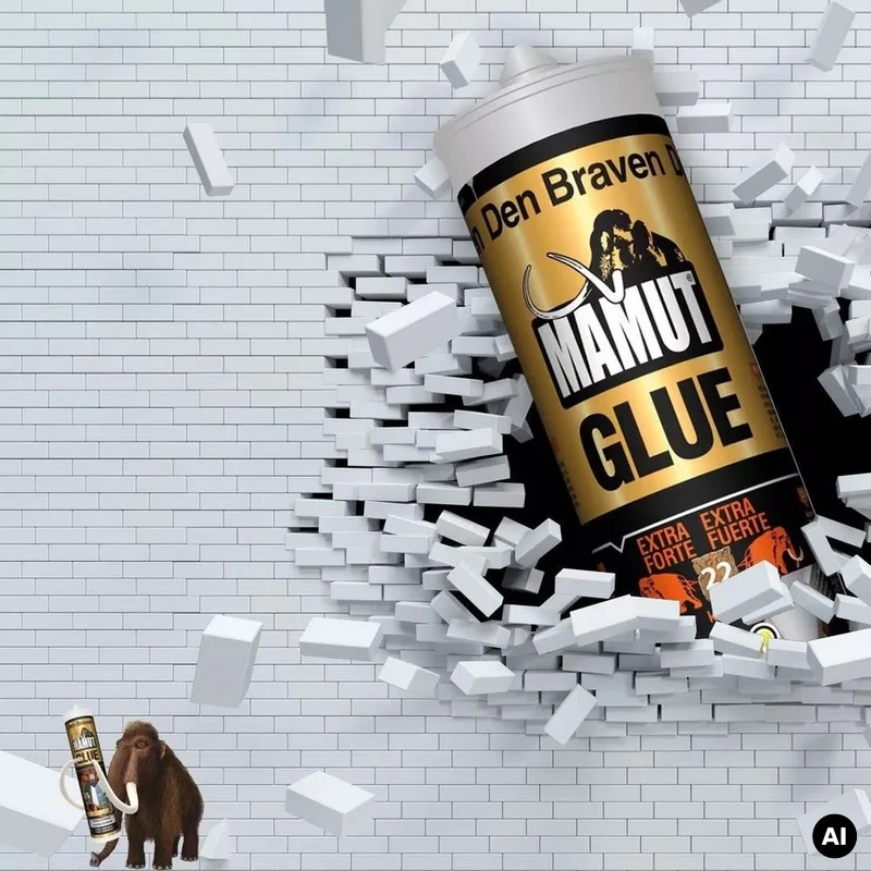 Klej uniwersalny do listew Mamut Glue Biały 290ml 117586 -