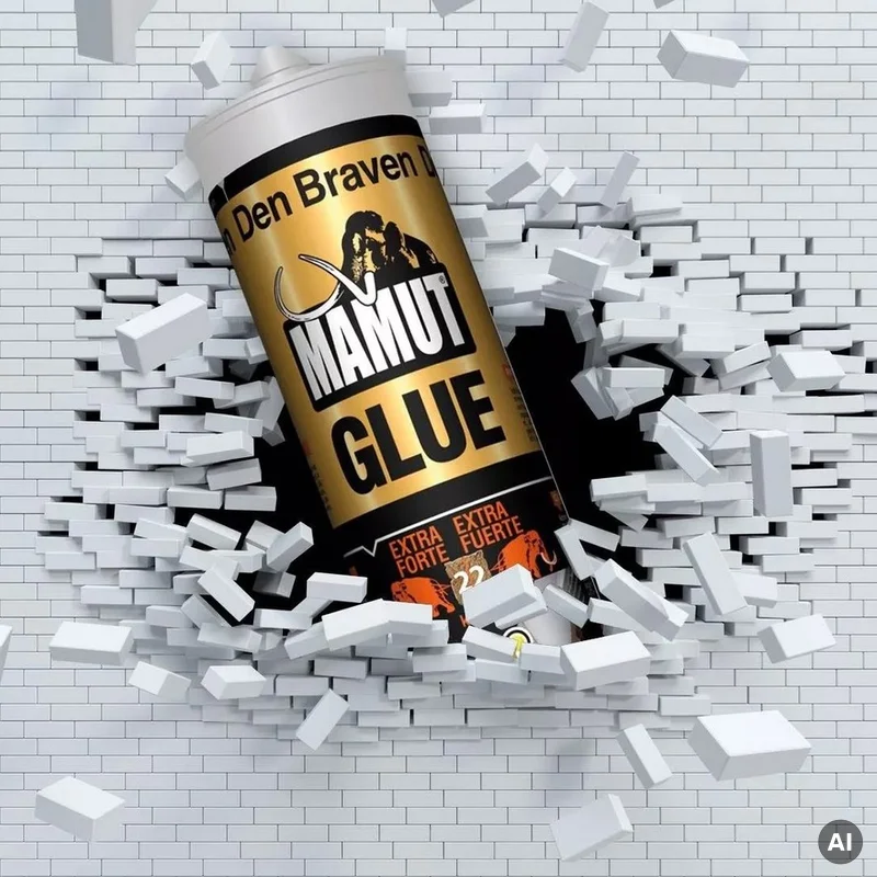 Klej uniwersalny do listew Mamut Glue Biały 290ml 117586 -
