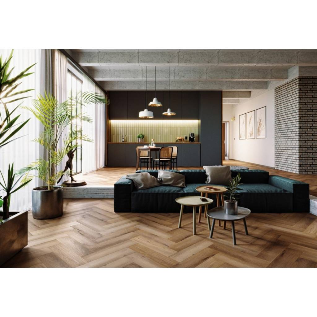 Panele winylowe SPC LVT Jodełka Dąb Georgetown CA147 Klasa 33 5 mm